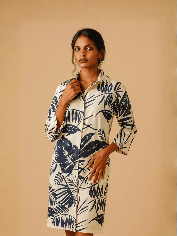 Botanoir_Kia_Shirt_For_Women_White_Cotton
