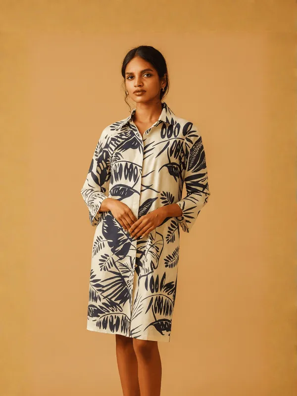 Botanoir_Kia_Shirt_For_Women_White_Cotton