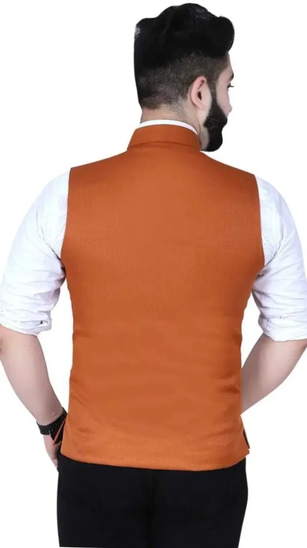 Bronze_Polycotton_Sleeveless_Solid_Men_Jacket