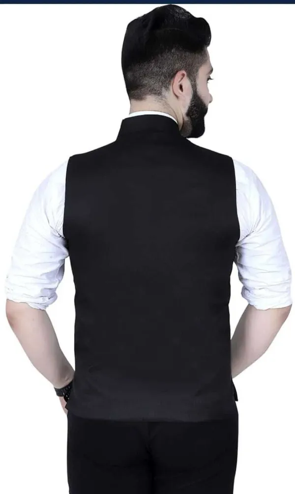 Black_Polycotton_Solid_Men_Waistcoat