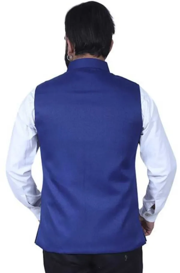 Blue_Silk_Blend_Solid_Men_Waistcoat