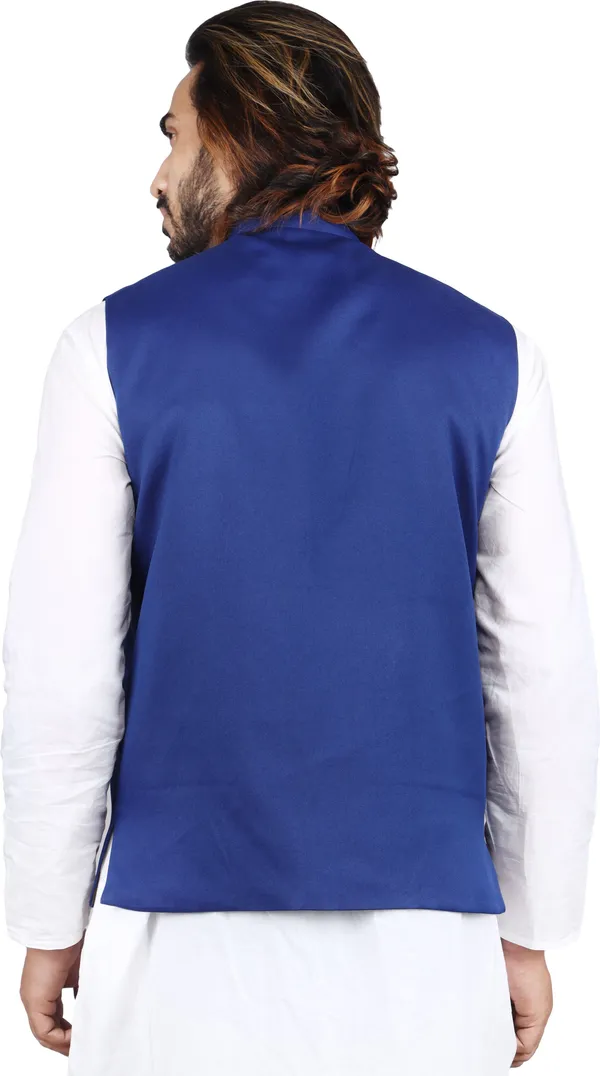 Blue_Polycotton_Solid_Men_Waistcoat