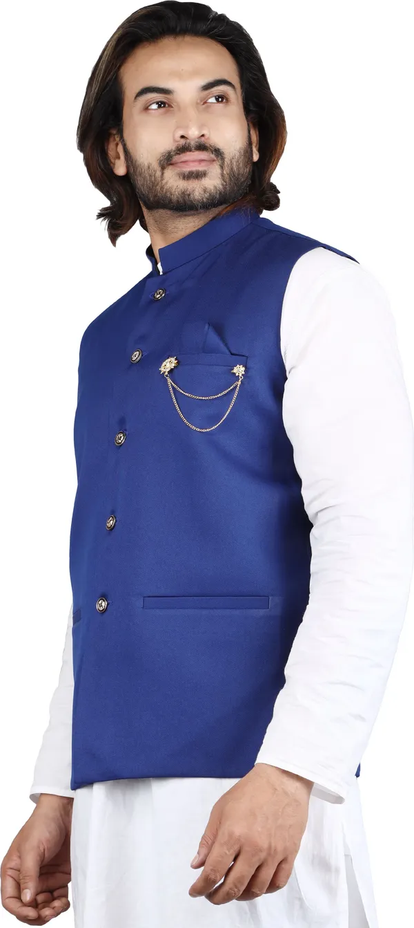Blue_Polycotton_Solid_Men_Waistcoat