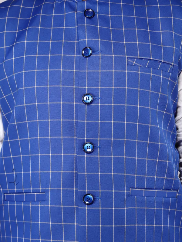 Blue_Polycotton_Sleeveless_Solid_Men_Jacket