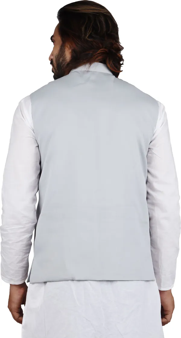 Grey_Silk_Blend_Solid_Men_Waistcoat