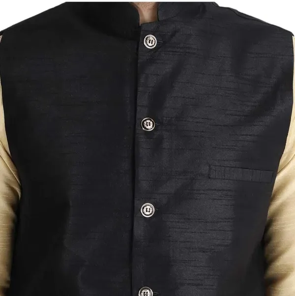 Black_Polyester_Sleeveless_Self_Design_Men_Jacket