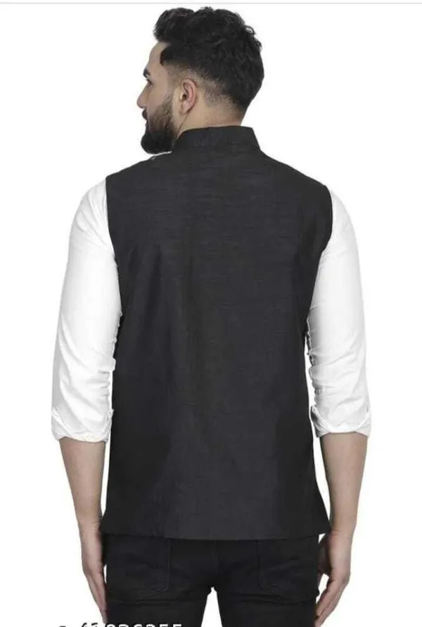 Black_Silk_Blend_Solid_Men_Waistcoat