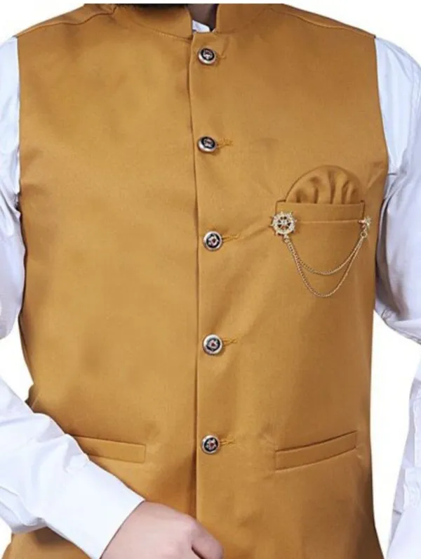 Mustard_Polyester_Self_Design_Men_Waistcoat