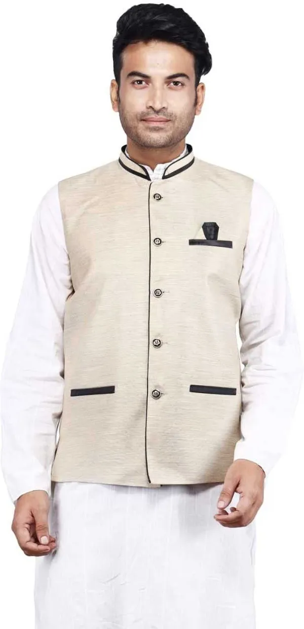 Beige_Silk_Blend_Self_Design_Women_Waistcoat