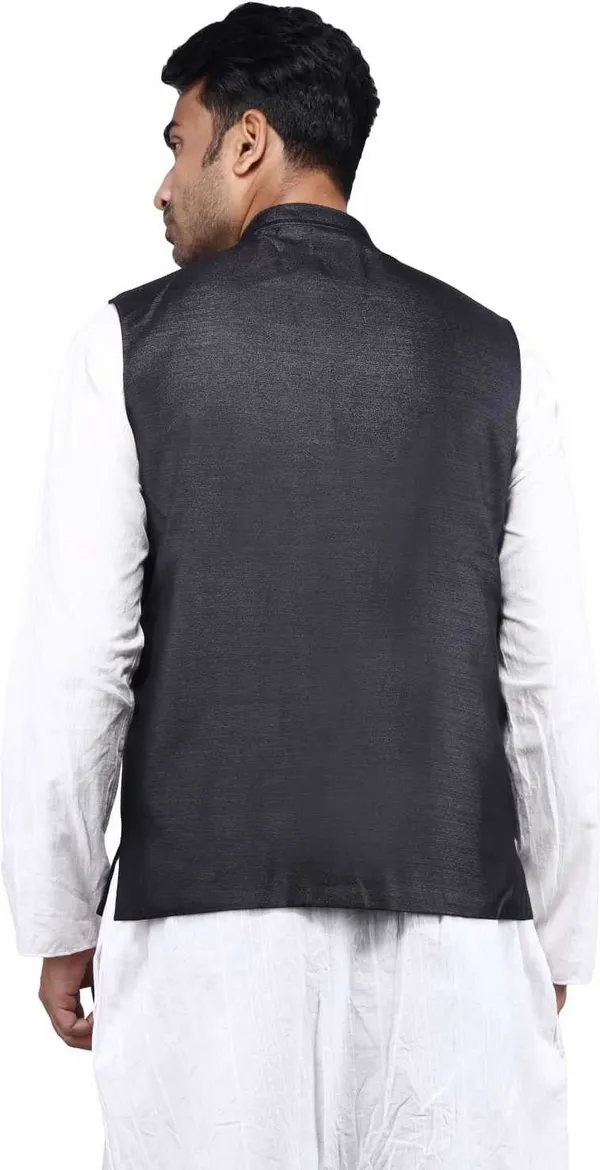 Black_Silk_Blend_Solid_Men_Waistcoat