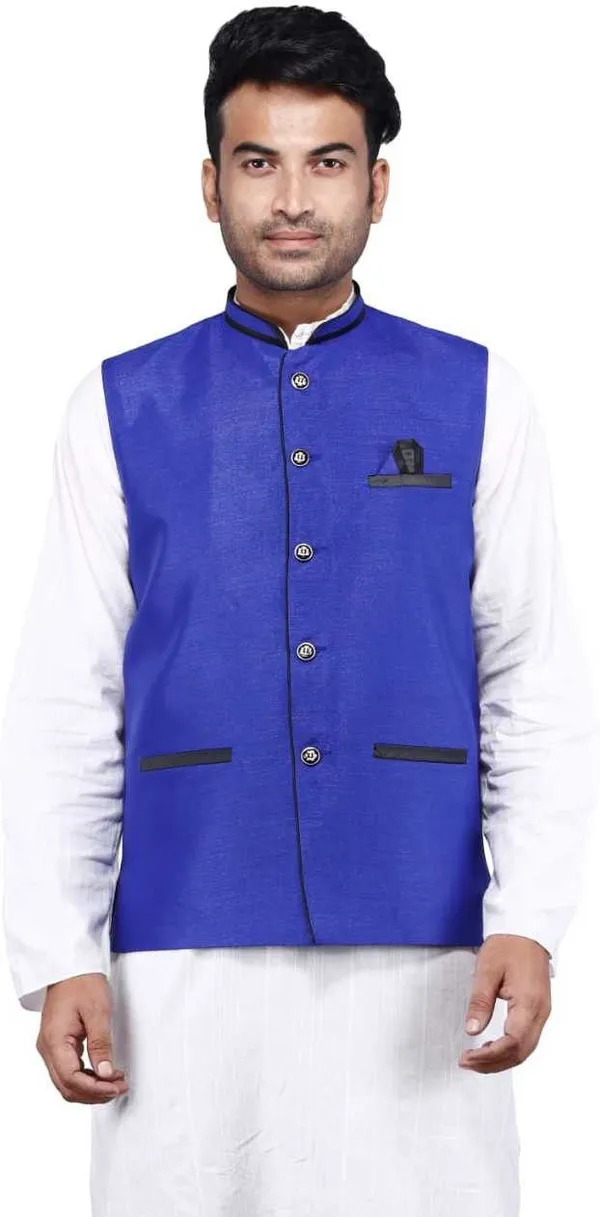 Royal_Blue_Silk_Blend_Solid_Men_Waistcoat