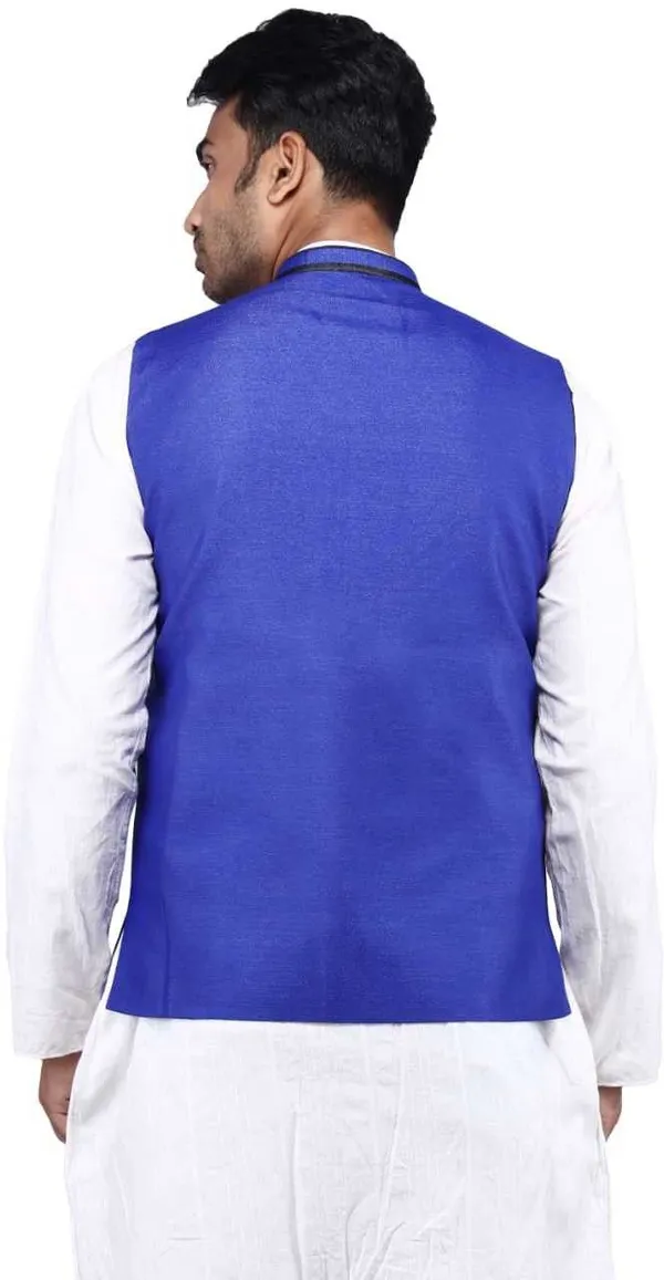 Royal_Blue_Silk_Blend_Solid_Men_Waistcoat