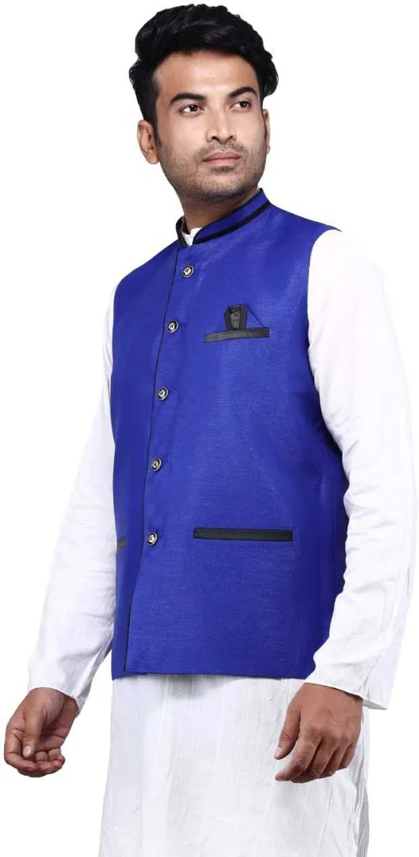 Royal_Blue_Silk_Blend_Solid_Men_Waistcoat