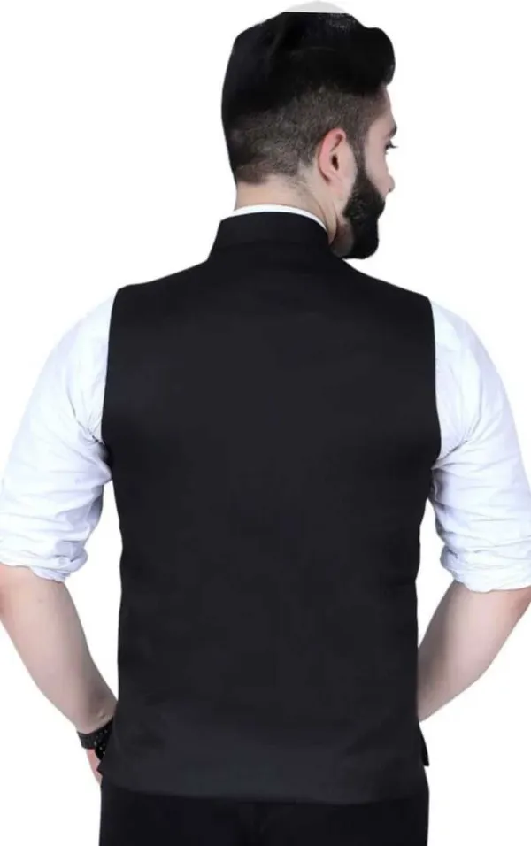 Black_Silk_Blend_Solid_Men_Waistcoat
