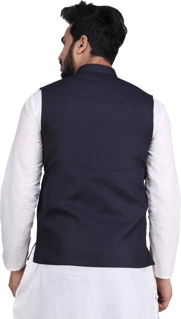 Black_Pure_Cotton_Solid_Men_Waistcoat
