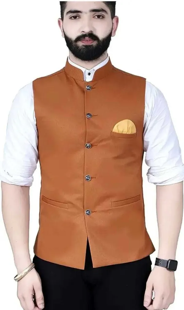 Bronze_Silk_Blend_Solid_Men_Waistcoat