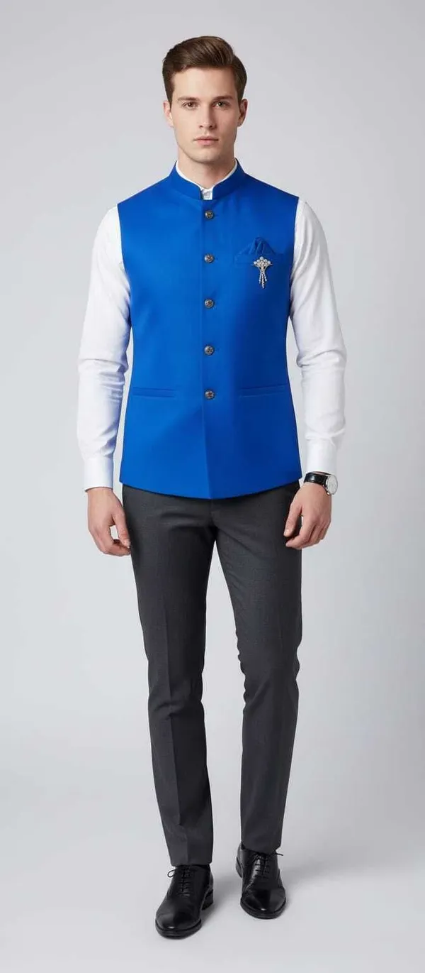 Blue_Cotton_Blend_Sleeveless_Solid_Men_Jacket