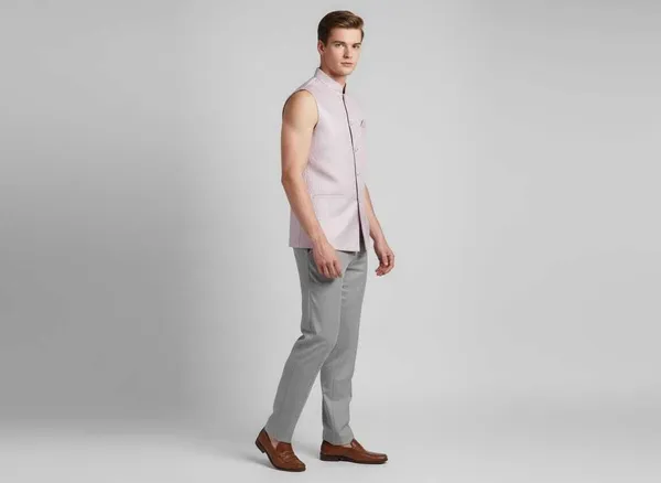 Lavender_Polycotton_Solid_Men_Waistcoat