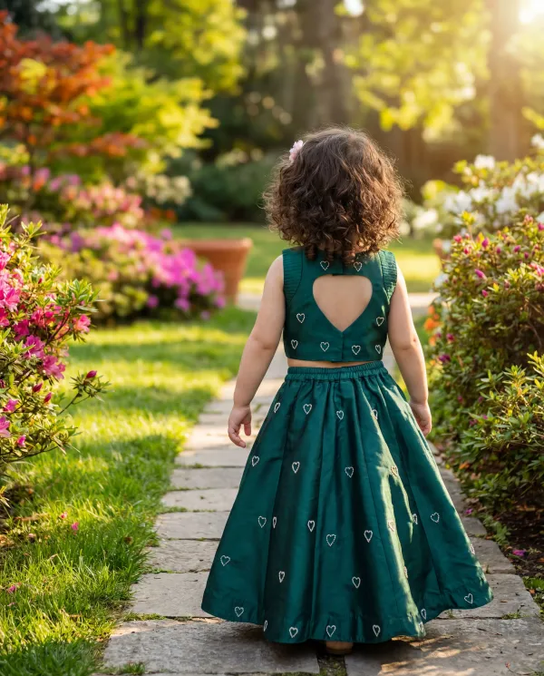 Teal_Green_Premium_Premium_Soft_Silk_&_Butter_Crepe_Girls_Lehenga_Set_For_Girls