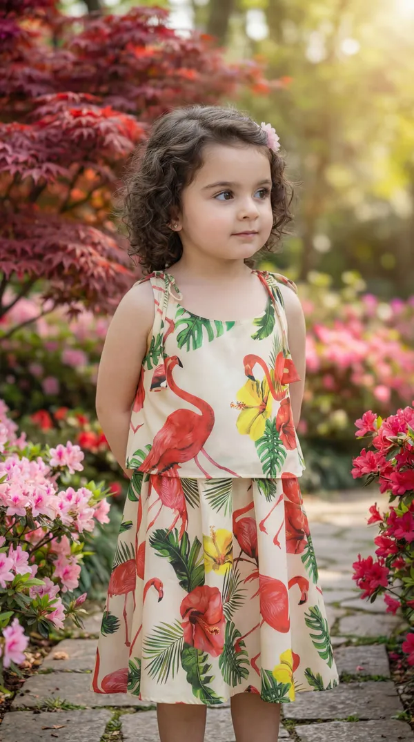 Cream_&_Off_White_Premium_Soft_Cotton_Blend_Girls_Co-Ord_Set_For_Girls