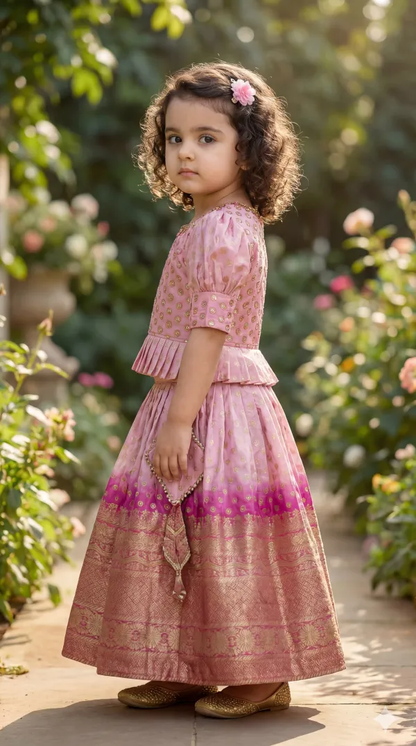 Pastel_Pink_Premium_Premium_Soft_Silk_&_Cotton_Lining_Girls_Lehenga_Set_For_Girls
