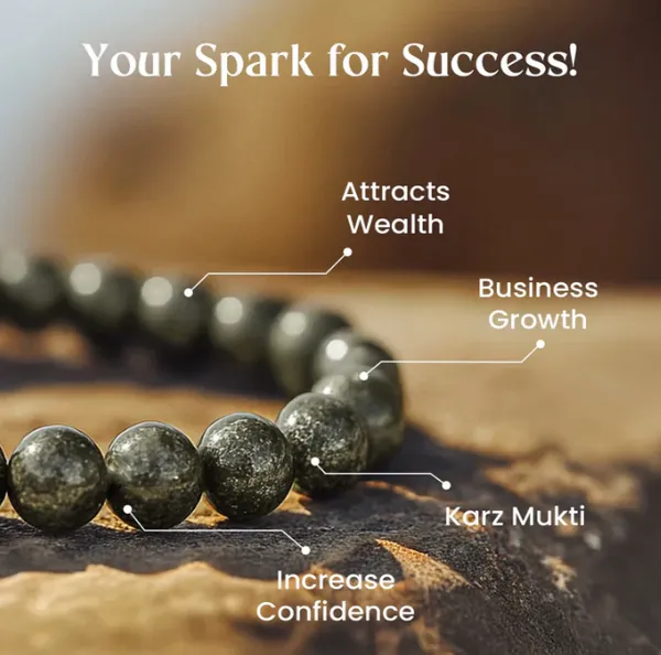 Money_attract_Pyrite_Elasticated_Slip-On_Bracelet