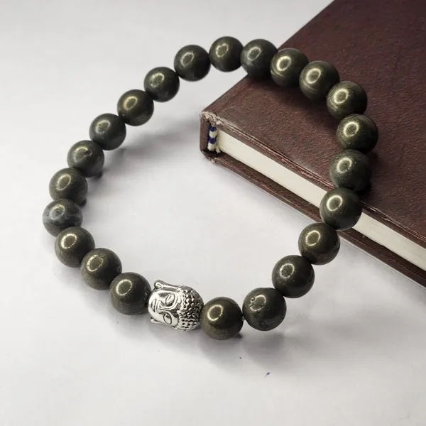 Pyrite_Elasticated_Slip-On_Bracelet