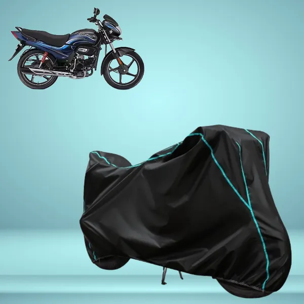 Stylish_Black_Water_Resistant_Dustproof_UV_&_Heat_Resistant_Multicolor_Piping_Bike_Scooter_Scooty_Cover_Compatible_with_Hero_Passion_Plus