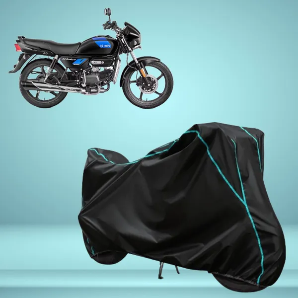 Hero_Splendor_Plus_Xtec_Stylish_Black_Water_Resistant_Dustproof_UV_&_Heat_Resistant_Multicolor_Piping_Bike_Scooter_Scooty_Cover_Compatible