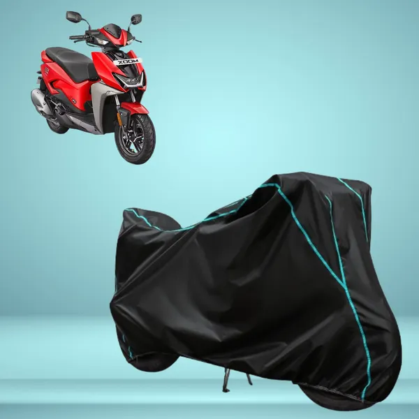 Stylish_Black_Water_Resistant_Dustproof_UV_&_Heat_Resistant_Multicolor_Piping_Bike_Scooter_Scooty_Cover_Compatible_with_Hero_Xoom_110