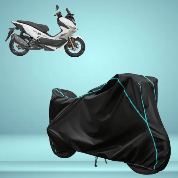 Stylish_Black_Water_Resistant_Dustproof_UV_&_Heat_Resistant_Multicolor_Piping_Bike_Scooter_Scooty_Cover_Compatible_with_Hero_Xoom_160
