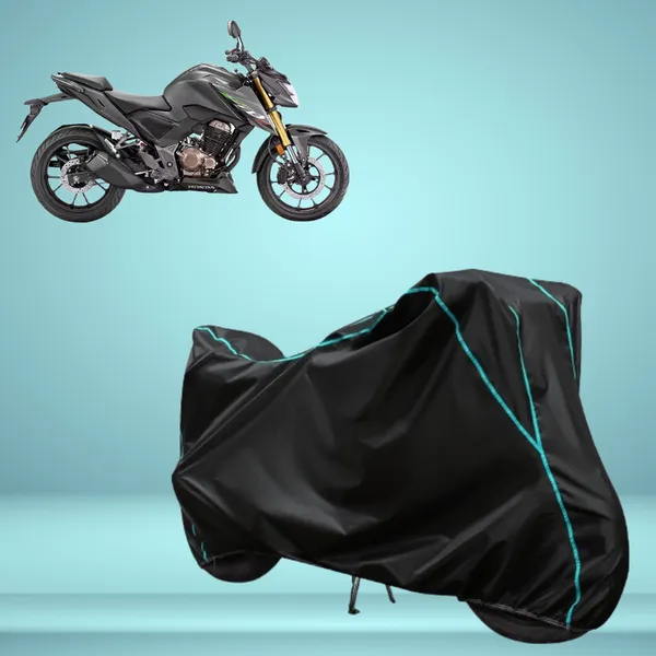 Stylish_Black_Water_Resistant_Dustproof_UV_&_Heat_Resistant_Multicolor_Piping_Bike_Scooter_Scooty_Cover_Compatible_with_Honda_CB300F