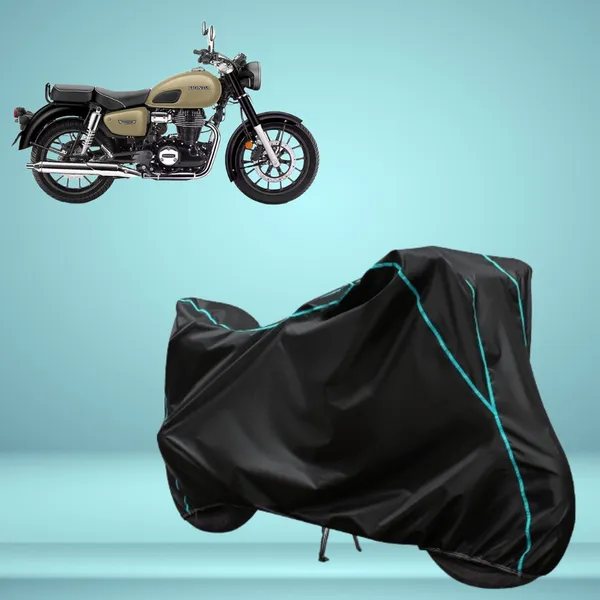 Stylish_Black_Water_Resistant_Dustproof_UV_&_Heat_Resistant_Multicolor_Piping_Bike_Scooter_Scooty_Cover_Compatible_with_Honda_CB350