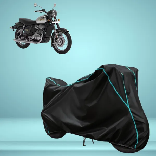 Stylish_Black_Water_Resistant_Dustproof_UV_&_Heat_Resistant_Multicolor_Piping_Bike_Scooter_Scooty_Cover_Compatible_with_Jawa_350
