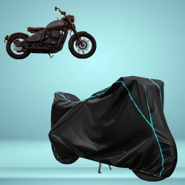 Stylish_Black_Water_Resistant_Dustproof_UV_&_Heat_Resistant_Multicolor_Piping_Bike_Scooter_Scooty_Cover_Compatible_with_Jawa_Perak