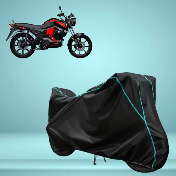 Stylish_Black_Water_Resistant_Dustproof_UV_&_Heat_Resistant_Multicolor_Piping_Bike_Scooter_Scooty_Cover_Compatible_with_Revolt_RV1