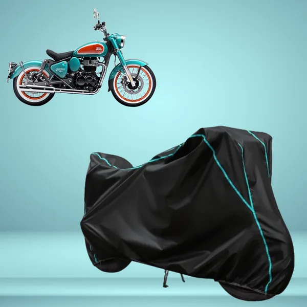Stylish_Black_Water_Resistant_Dustproof_UV_&_Heat_Resistant_Multicolor_Piping_Bike_Scooter_Scooty_Cover_Compatible_with_Royal_Enfield_Goan_Classic_350