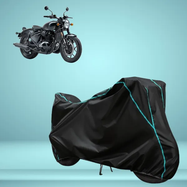 Stylish_Black_Water_Resistant_Dustproof_UV_&_Heat_Resistant_Multicolor_Piping_Bike_Scooter_Scooty_Cover_Compatible_with_Royal_Enfield_Shotgun_650