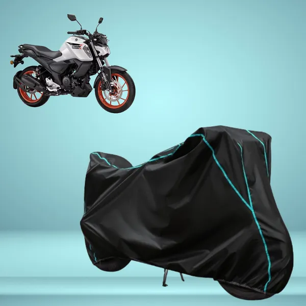 Stylish_Black_Water_Resistant_Dustproof_UV_&_Heat_Resistant_Multicolor_Piping_Bike_Scooter_Scooty_Cover_Compatible_with_Yamaha_FZS_FI_V4