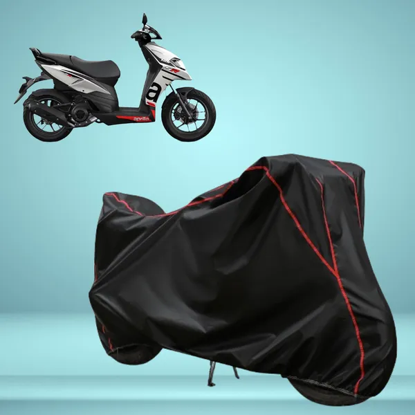 Stylish_Black_Water_Resistant_Dustproof_UV_&_Heat_Resistant_Multicolor_Piping_Bike_Scooter_Scooty_Cover_Compatible_with_Aprilia_SR_160