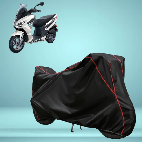 Stylish_Black_Water_Resistant_Dustproof_UV_&_Heat_Resistant_Multicolor_Piping_Bike_Scooter_Scooty_Cover_Compatible_with_Aprilia_SXR_125