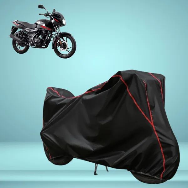 Stylish_Black_Water_Resistant_Dustproof_UV_&_Heat_Resistant_Multicolor_Piping_Bike_Scooter_Scooty_Cover_Compatible_with_Bajaj_Pulsar_125