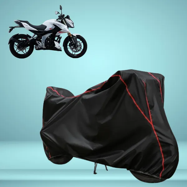 Stylish_Black_Water_Resistant_Dustproof_UV_&_Heat_Resistant_Multicolor_Piping_Bike_Scooter_Scooty_Cover_Compatible_with_Bajaj_Pulsar_N160
