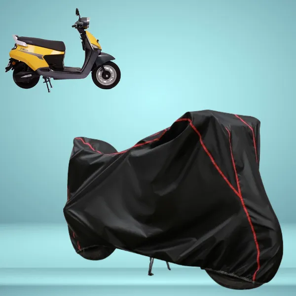 Stylish_Black_Water_Resistant_Dustproof_UV_&_Heat_Resistant_Multicolor_Piping_Bike_Scooter_Scooty_Cover_Compatible_with_BGauss_C12