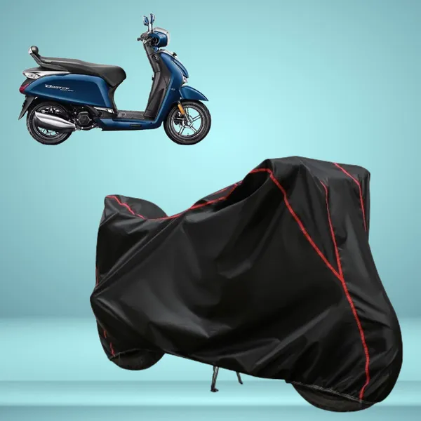 Stylish_Black_Water_Resistant_Dustproof_UV_&_Heat_Resistant_Multicolor_Piping_Bike_Scooter_Scooty_Cover_Compatible_with_Hero_Destini_125