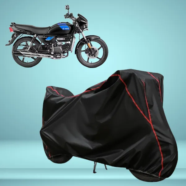 Hero_Splendor_Plus_Xtec_Stylish_Black_Water_Resistant_Dustproof_UV_&_Heat_Resistant_Multicolor_Piping_Bike_Scooter_Scooty_Cover_Compatible