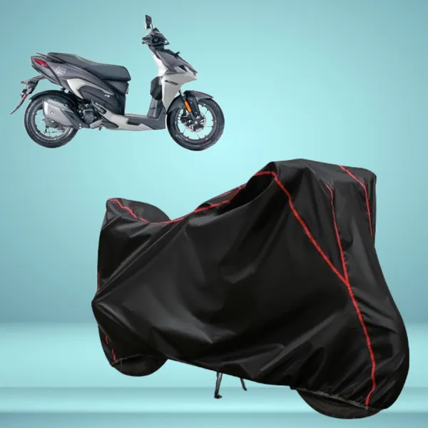 Stylish_Black_Water_Resistant_Dustproof_UV_&_Heat_Resistant_Multicolor_Piping_Bike_Scooter_Scooty_Cover_Compatible_with_Hero_Xoom_125