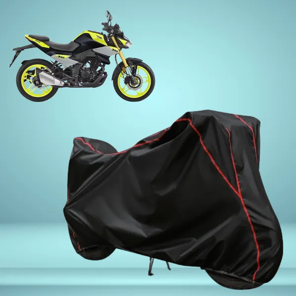 Stylish_Black_Water_Resistant_Dustproof_UV_&_Heat_Resistant_Multicolor_Piping_Bike_Scooter_Scooty_Cover_Compatible_with_Honda_CB_125_Hornet