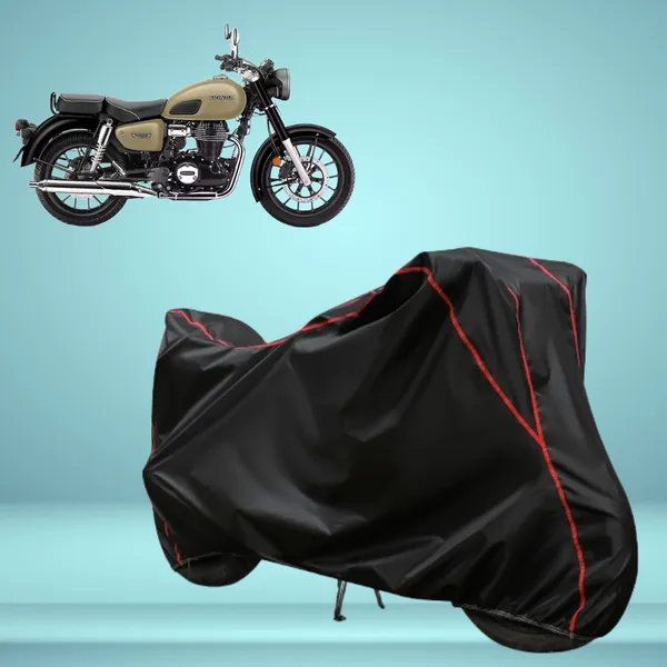 Stylish_Black_Water_Resistant_Dustproof_UV_&_Heat_Resistant_Multicolor_Piping_Bike_Scooter_Scooty_Cover_Compatible_with_Honda_CB350