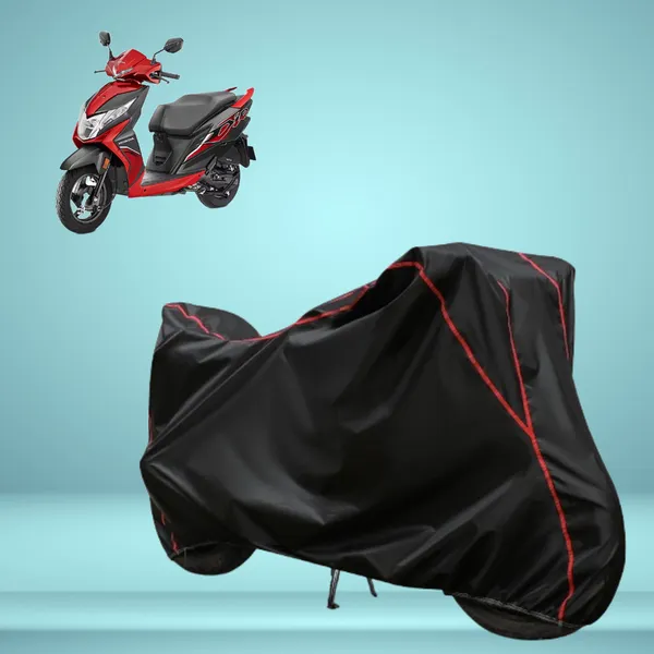 Stylish_Black_Water_Resistant_Dustproof_UV_&_Heat_Resistant_Multicolor_Piping_Bike_Scooter_Scooty_Cover_Compatible_with_Honda_Dio